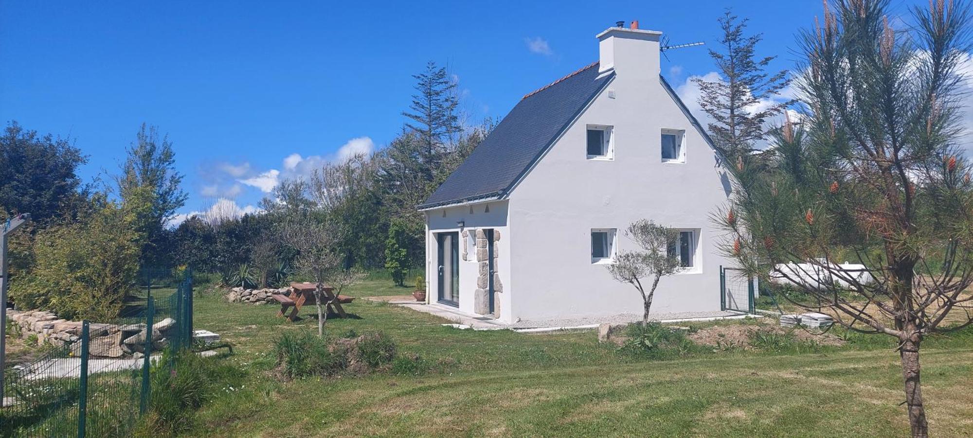Maison De Vacances 4 Pers Avec Jardin Privatif A 1Km Plage Lines Et 300M De La Mer De Gavres - Ar Pil Jadur Plouhinec  Exterior photo