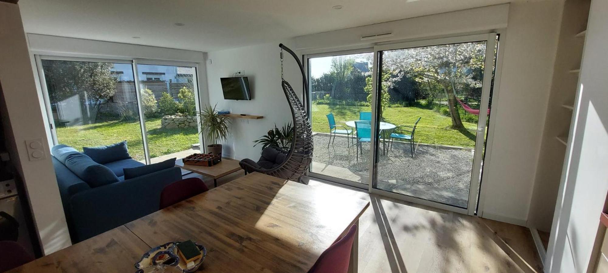 Maison De Vacances 4 Pers Avec Jardin Privatif A 1Km Plage Lines Et 300M De La Mer De Gavres - Ar Pil Jadur Plouhinec  Exterior photo