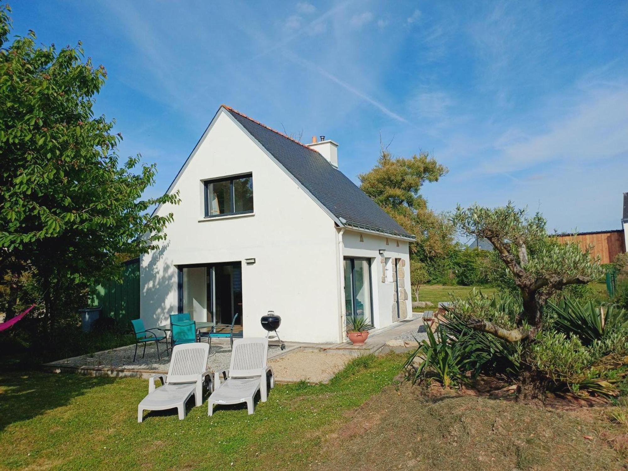 Maison De Vacances 4 Pers Avec Jardin Privatif A 1Km Plage Lines Et 300M De La Mer De Gavres - Ar Pil Jadur Plouhinec  Exterior photo